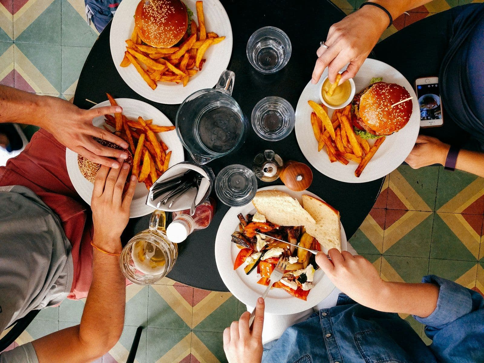 The menu